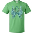 thumbnail image 3 of Inktastic Ovarian Cancer Awareness with Butterfly Ribbon Words T-Shirt, 3 of 5