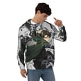 thumbnail image 4 of Attack On Titan Men's Hoodie With Color Drawstrings Sweatshirt Hooded Pullover Print Winter Coat Jacket Medium, 4 of 9