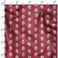thumbnail image 2 of Soimoi Block Print Print,Cotton Poplin, Sewing Fabric Sold by The Yard 42 Inch Wide,Sewing Craft Quilting/Quilt Making Fabric, Pink & White, 2 of 6