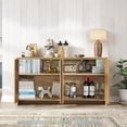 thumbnail image 3 of Vabches Accent Cabinet with 4 Doors for Living Room, Hallway, Kitchen Buffet Sideboard Storage Cabinet, 3 of 6