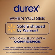 Durex Real Feel Condoms For Men, Non Latex Lubricated Condoms with Skin-On-Skin Feeling, FSA/HSA, 10 ct