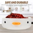 thumbnail image 3 of Household Food Bowl Cartoon Chick Design Bowl Multi-function Ceramic Plate Dessert Bowl, 3 of 9