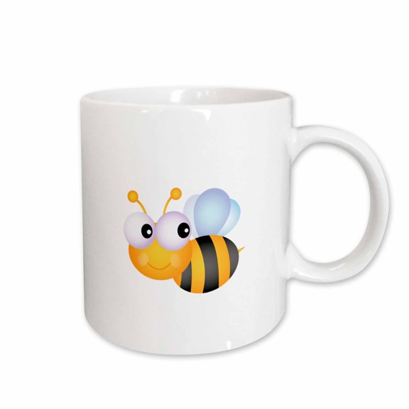 3drose, Happy Honeybee, 11oz Mug