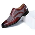 thumbnail image 1 of LSLJS Chaussures en Cuir pour Hommes, Chaussures Décontractées de Mode Rétro pour Hommes Chaussures en Cuir pour Hommes, 1 of 9