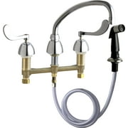 Chicago Faucets 200-A317ab Commercial Grade Low Arch Kitchen Faucet - Chrome