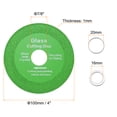thumbnail image 2 of Disco de corte de vidrio Uxcell de 5 piezas de 4 pulgadas para amoladora angular de 7/8" Disco de corte de diamante Ultra-fino para corte, 2 of 6