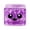 Purple, variant on Halloween Pumpkin Face Squishy Cube, Orange Textured Ice Cube Stress Relief Sensory Fidget Squeeze, Portable Holiday Gift for Adults