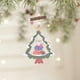 thumbnail image 5 of Puntoco Árbol de Navidad de madera para colgar, decoración navideña, escena decorativa, decoración para árbol de Navidad, varias formas disponibles, 2 piezas, 5 of 6