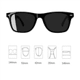 thumbnail image 2 of 2X E13 Gafas Inteligentes Gafas InaláMbricas Bluetooth 5.0 con Auriculares Llamadas Manos MúSica FotografíA,Negro C, 2 of 5