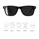 thumbnail image 2 of 2X E13 Gafas Inteligentes Gafas InaláMbricas Bluetooth 5.0 con Auriculares Llamadas Manos MúSica FotografíA,Negro C, 2 of 6