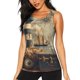 thumbnail image 1 of Fotbe Vintage Nautical Lighthouse Blusas Sin Mangas para Mujer – Estilo Casual, Corte Suelto, Slim-Fit, Cuello Redondo Deportivo, Tops de Verano para Gimnasio y Yoga-XX-Large, 1 of 7