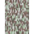 thumbnail image 1 of Ahgly Company Indoor Rectangle Patterned Pale Silver Gray Novelty Area Rugs, 4' x 6', 1 of 6