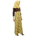 thumbnail image 5 of Bimba Womens Muslim Printed Jilbab Dress Designer Abaya With Pockets & Hijab, 5 of 6