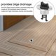 thumbnail image 3 of 2pcs 316 Stainless Steel Marine Drain Plug Oval Garboard Transom Boat Plug for 1inch Hole, 3 of 4