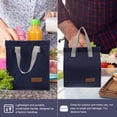thumbnail image 3 of Sac de Rangement pour Lunch Pochette de Transport pour Aliments Sac Bento Pratique Support de Boîte à Lunch, 3 of 9