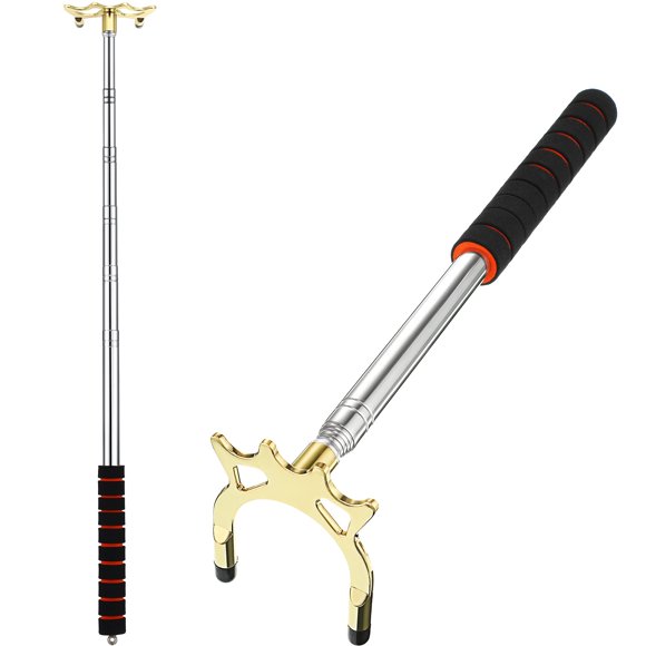 Taco de billar Skylety, palo de billar, accesorios para mesa de billar retráctil, soporte para tacos con cabezal de puente de latón extraíble (cabezal de puente alto)