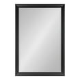 thumbnail image 3 of Kate and Laurel Scoop Framed Wall Mirror, 28 x 40, Black, Traditional Dark Large Mirror for Home Decor, 3 of 8