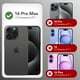 thumbnail image 2 of Funda de teléfono GONEZ compatible con iPhone 16 Pro Max negra, 2 of 9