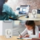 thumbnail image 2 of Ventilador de escritorio WHATOOK Small de 2000 mAh con 10 horas de batería recargable, 2 of 7