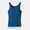 Blue, variant on Women's with Chest Cushion and Summer Solid Color Base Integrated Chest Wrap Tank Top Round Neck Tank Top,Beige,L