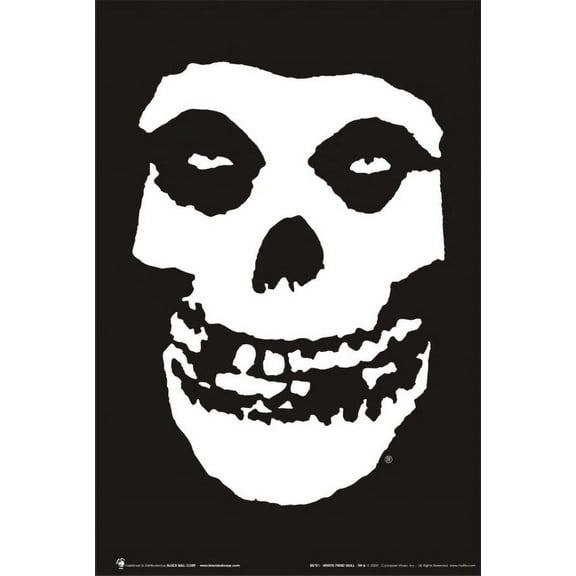 Misfits Skull Poster 24in x 36in