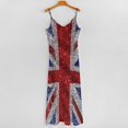thumbnail image 5 of British Flag Sleeveless Dress Loose Women's Dress Dresses Luxury Evening Dresses, 5 of 8