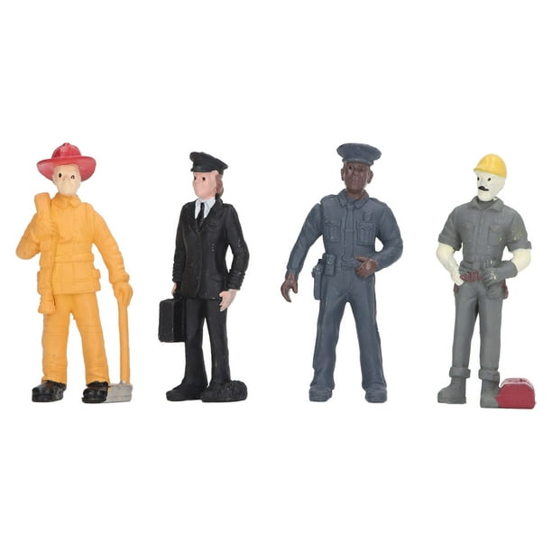 50 Figurines Miniatures échelle 1:75 – Personnes En Plastique Peint, Poses Debout/assises – Modélisme Ferroviaire Et Architectural