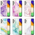 thumbnail image 2 of for Samsung Galaxy S23 S22 Ultra Plus Case, Fashion Slim Luxurious Marbling PC+TPU Phone Case, Bezel Heightened Design Shockproof Protector Cover(Purple,S22 Ultra), 2 of 8