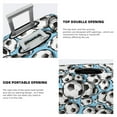 thumbnail image 4 of Goofa Football Soccer Ball Pattern Luggage Covers For Suitcase,Suitcase Cover Protector Fit 18-32 Inch Luggage-Medium, 4 of 9