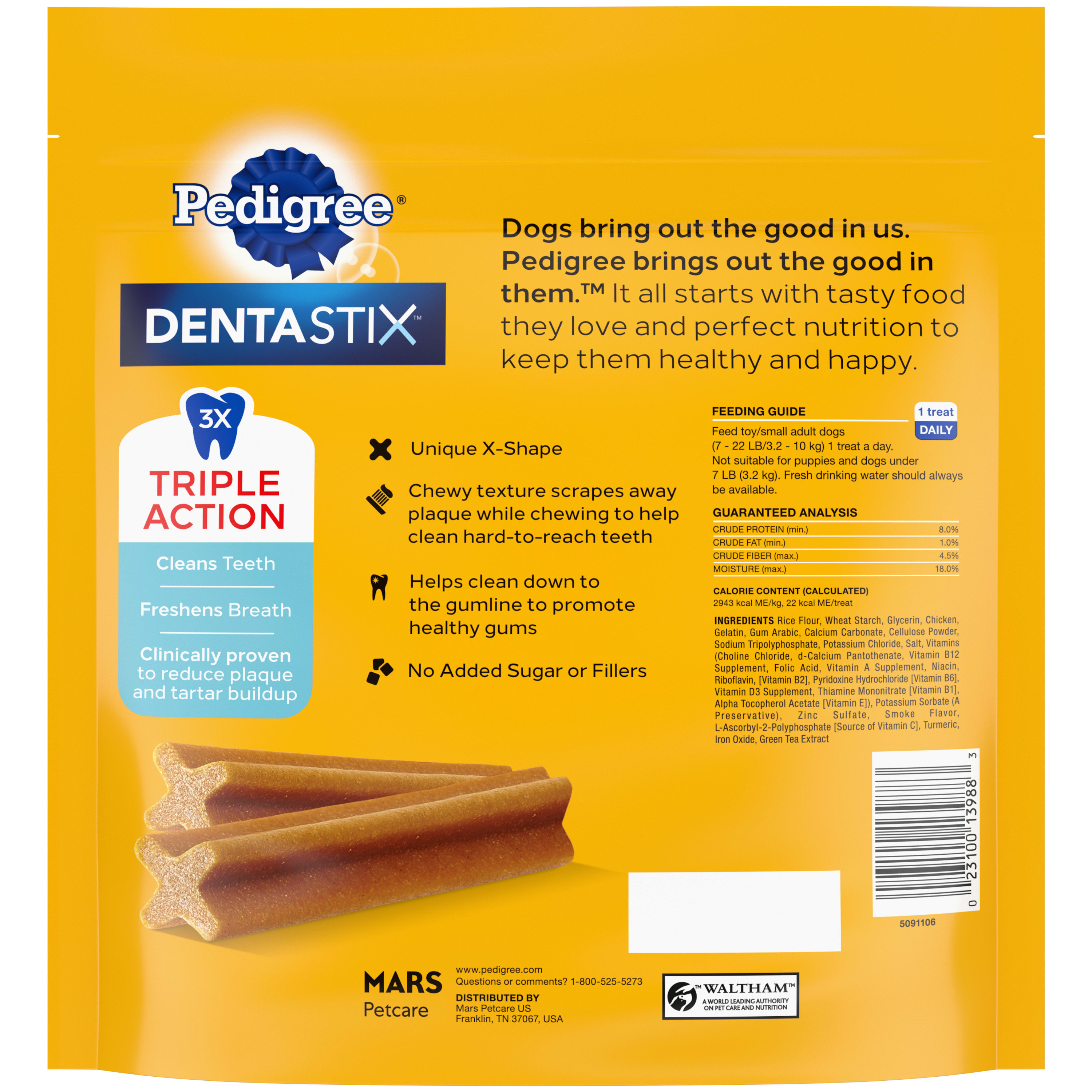 Pedigree Dentastix Original Small Breed Dog Treats photo 3