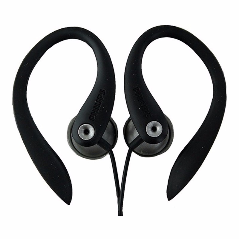 Philips Flexible Fit Extra Bass Earhook Headphones SHS3200 Black