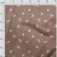 thumbnail image 3 of oneOone Cotton Flex Brown Fabric Plants Silhouette Leaf With Dot Fabric For Sewing Printed Craft Fabric By The Yard 40 Inch Wide, 3 of 4