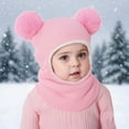 thumbnail image 2 of Angala Baby Warm Knit Earflap Hat With Soft Thermal Winter For Infant Boys Girls Soft Stylish Basic Bomber Hats, 2 of 5