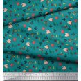 thumbnail image 3 of Soimoi Rayon Fabric Anchor Hook,Shell & Starfish Ocean Fabric Prints by Yard 56 Inch Wide, 3 of 3