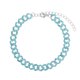 thumbnail image 1 of Tobillera de cadena de Metal grueso para hombre y mujer, pulsera de pie cubano de Color dorado y plateado con diamantes de imitación, joyería Punk Hip Hop Rock Tan Jianjun unisex, 1 of 2