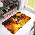 thumbnail image 3 of MKHERT Fire Firefighter Fireman Searches for Possible Survivors Doormat Rug Home Decor Floor Mat Bath Mat 30x18 inch, 3 of 3