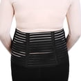 thumbnail image 2 of Unique Bargains Maternity Antepartum Belt Pregnant Women Abdominal Support Waist Belly Band Back Brace Black XXL, 2 of 3