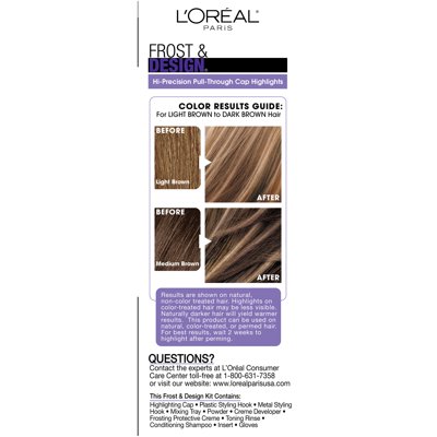 Buy L Oreal Paris Frost And Design Cap Hair Highlights For Long Hair H65 Caramel 1 Kit Online In Vietnam 10453222