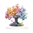 thumbnail image 1 of Adorno de mesa de de la de mariposa, letrero acrílico plano 2D, decoración, estantería, mesa decorativa, decoración de escritorio para, 1 of 9