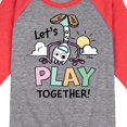 thumbnail image 3 of Toy Story 4 - Forky Lets Play Together - Toddler & Youth Raglan Graphic T-Shirt, 3 of 6