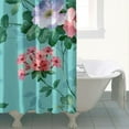 thumbnail image 5 of Artistic Botanical Garden Shower Curtain – Bright Wildflower and Bee Design for Nature-Inspired Bathtub or Guest Bathroom, 5 of 5