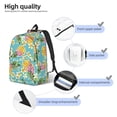 thumbnail image 3 of Balery Cute Pineapples Mochila Clásica Impresa Básica para Viaje, Mochila Escolar Resistente al Agua, Mochila de Lona con Correas Ajustables-Small, 3 of 5