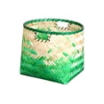 thumbnail image 2 of Organizador de cestas de almacenamiento de bambú de diseño macetero de asas Sunnimix Tejiendo cestas de almacenamiento, 2 of 8