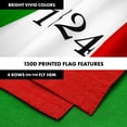 thumbnail image 5 of G128 Combo Pack: 6 Ft Tangle Free Spinning Flagpole (Black) & Alamo 1824 Flag 3x5 Ft Printed 150D Polyester, Brass Grommets (Flag Included) Aluminum Flag Pole, 5 of 9
