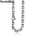 thumbnail image 2 of Toggle Necklace Cable Link Chain Necklace for Men Stainless Steel 18 20 24 inch, 2 of 8