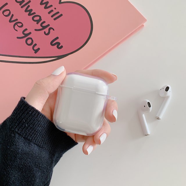 Sparkling Pink Cherry Blossom Suitable Cases for Apple AirPods Pro 1/2/3 Generation Wireless Bluetooth Earphone Case Transparent