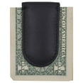 thumbnail image 4 of Men's Slim Magnetic Money Clip Genuine Leather Business Card Holder, 4 of 13