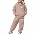 thumbnail image 6 of MEZZALL Outfit Sets Kids Fashion Cozy Long Sleeve Hoodie Sweatshirt And Matching Pants Girls Playful Printed Leisure Comfort Clothes Sets, 6 of 6