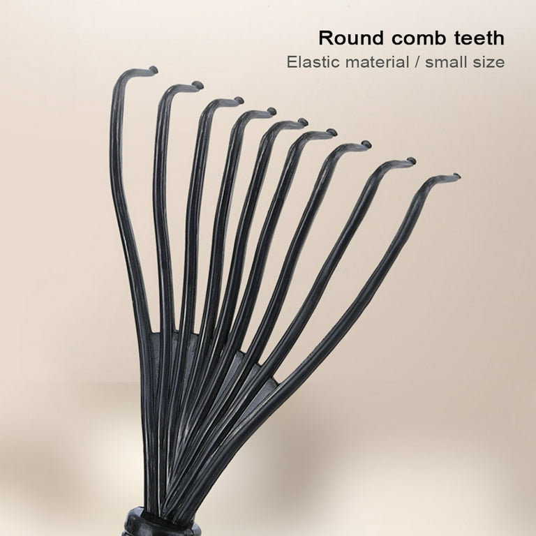 GranNaturals Hair Brush Cleaner - Rake Design for Pick Cleaning &  Detangling Combs & Bristle Brushes - Durable Metal Wires, Ergonomic Wooden  Handle 