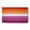 Inclusive Lesbian, variant on Simply Daisy 2' x 3' Inclusive Lesbian Inclusive Lesbian Chenille Indoor/Outdoor Rug
